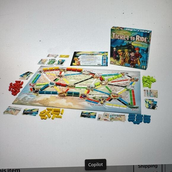 Ticket to Ride First Journey Board Game Days of Wonder Family Train Adventure - Picture 4 of 6